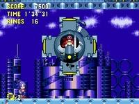 Sonic CD sur Sega Mega-CD